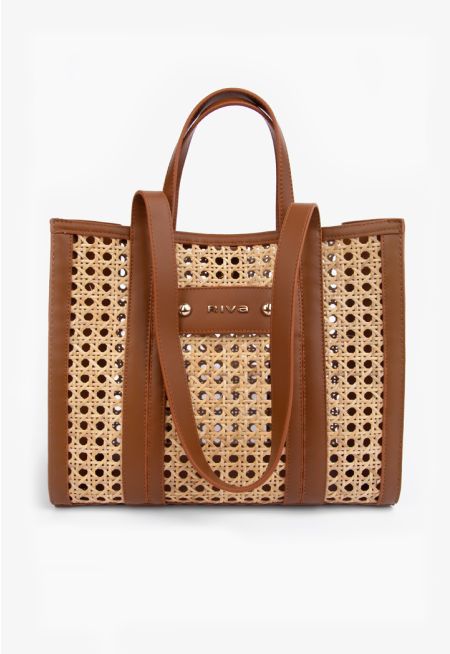 PU leather Tote Bag