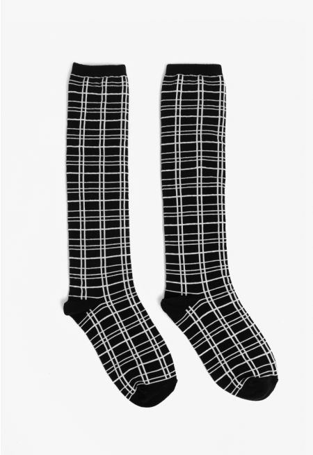 Basic Checkered Socks