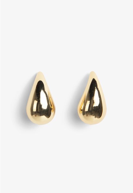 Metallic Teardrop Earrings