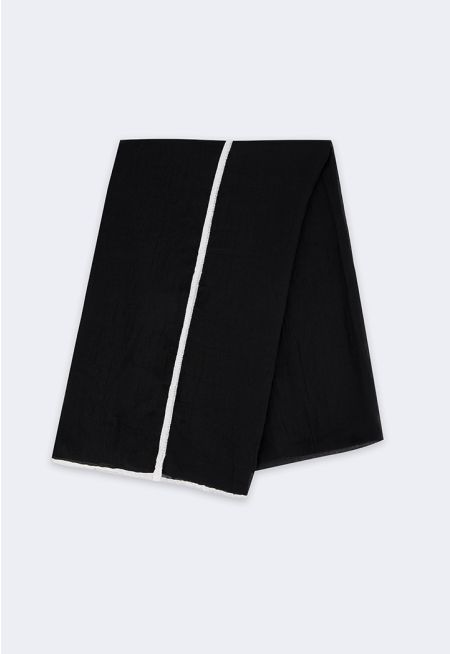 Folded Contrast Hijab