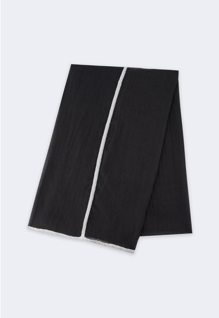 Folded Contrast Hijab