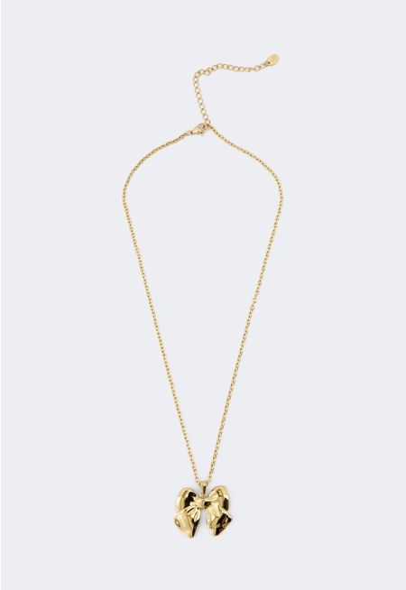 Bow Charm Necklace