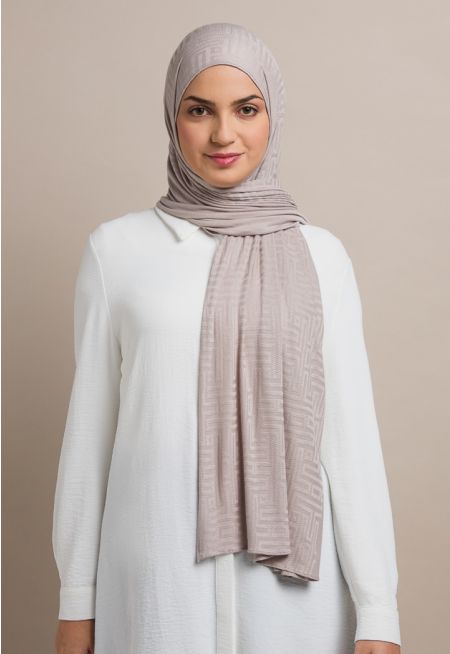 Maze Pattern Hijab