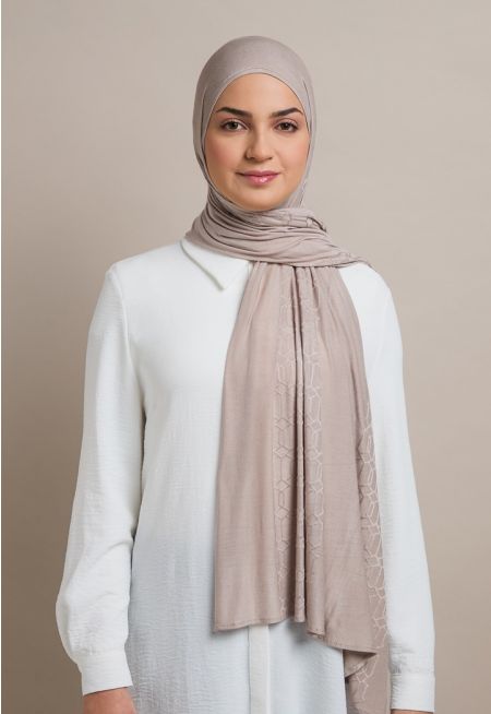 Geometric Patterned Hijab