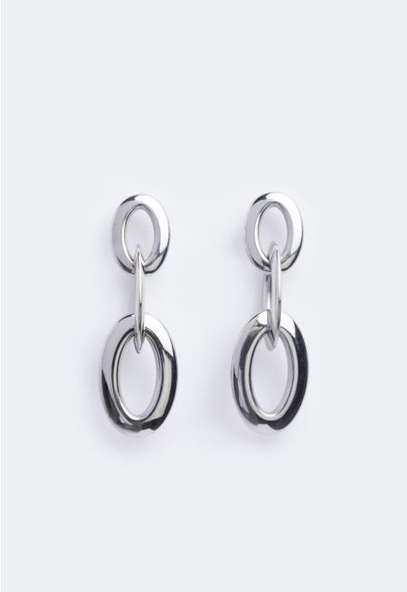 Metallic Intertwined Earrings