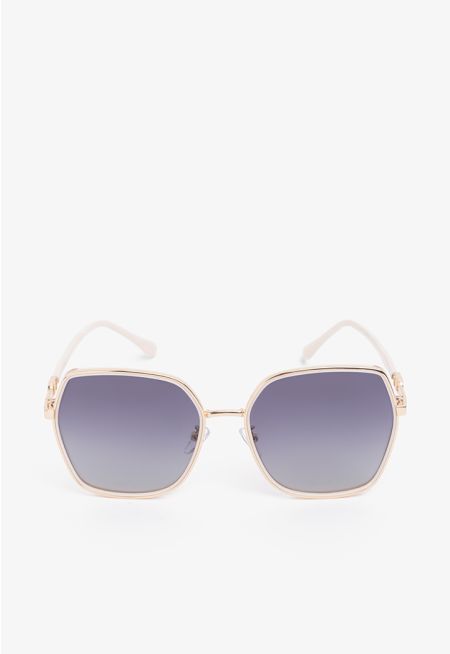 Oversize Square Sparkling Sunglasses