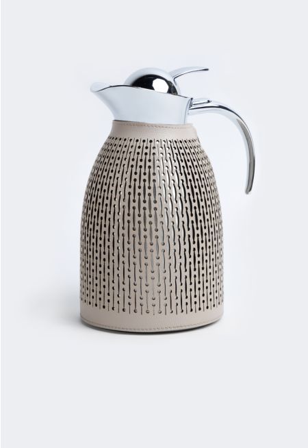 Vacuum Flask With Leather Design 1L