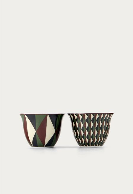 Porcelain Arabic Coffee Cup 70ml Set Of 6 Pcs
