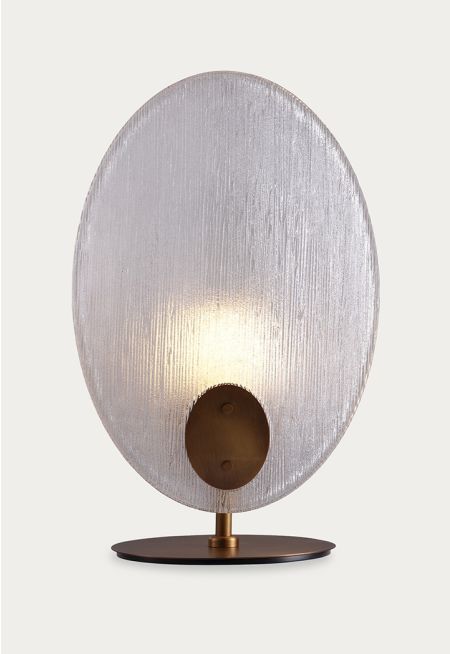 Iron & Handmade Glass Table Lamp