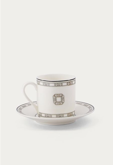 Turkish Coffee Cup & Saucer Set Of 6 Pcs
