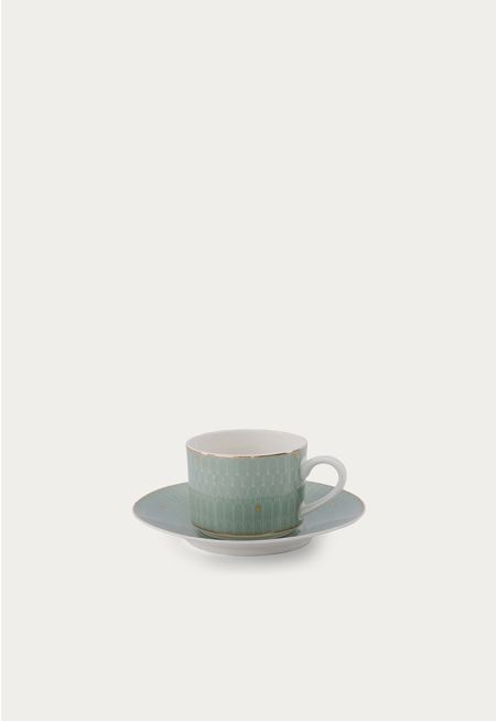 Tea Cup & Saucer Set Of 6 Pcs