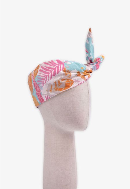 Printed Tropical Twist Headband