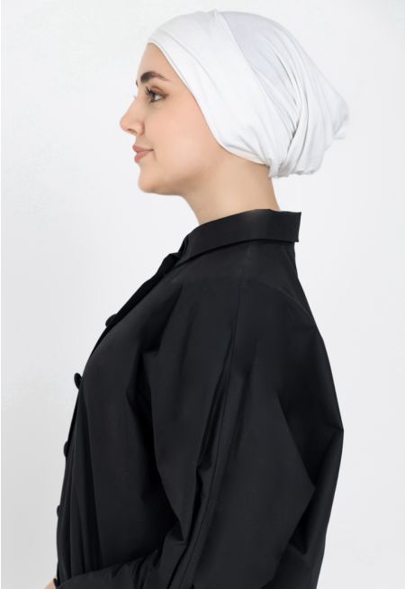 قبعة حجاب داخلية بثنيات (قمطة)