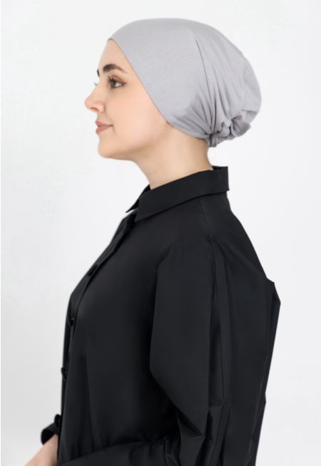 قبعة حجاب داخلية سادة مطاطية (قمطة)