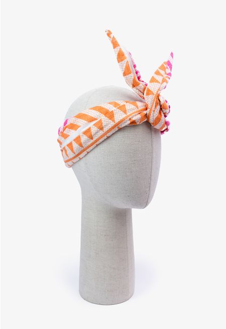 Tribal Print Head Scarf