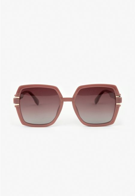 Rimmed Gradient Sunglasses