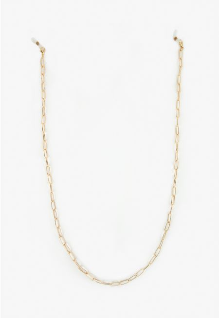 Metallic Chains Eyewear Accessory