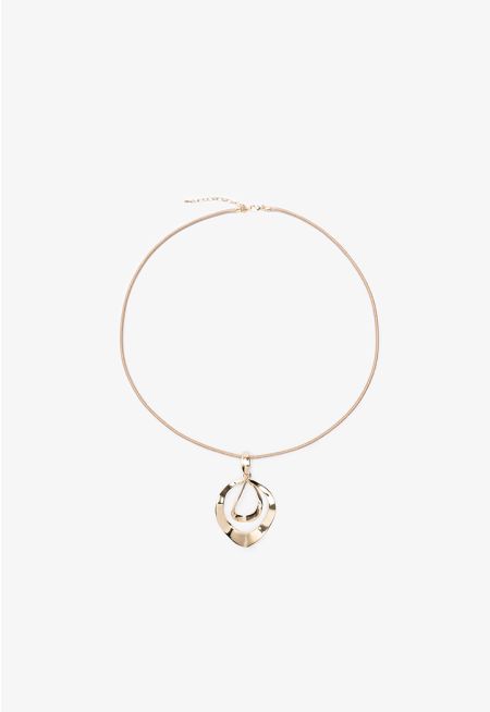 Intertwined Irregular Shape Pendant Necklace -Sale