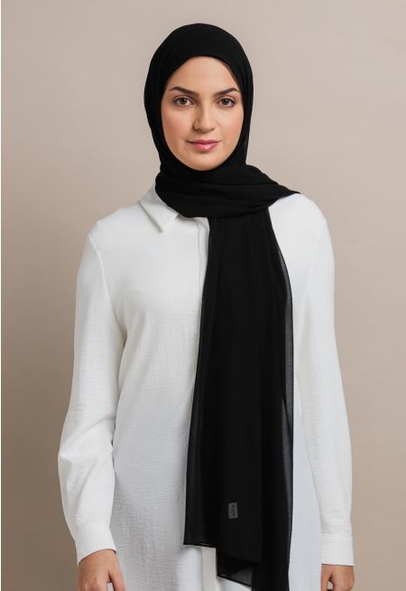 حجاب شيفون سادة 