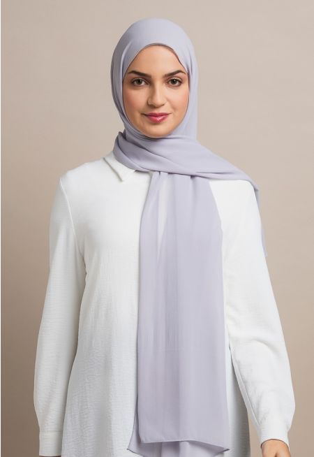 حجاب شيفون سادة 