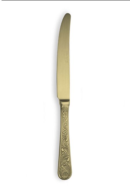 سكينة من الستانلس ستيل لون الذهبي مقاس 3 ملم