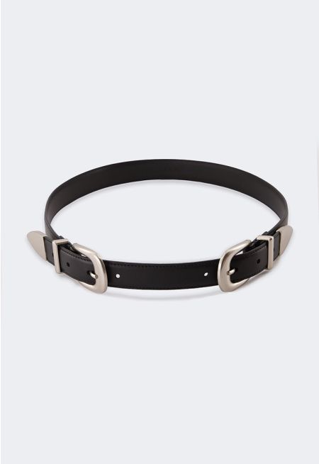 Pu Leather Metallic Belt