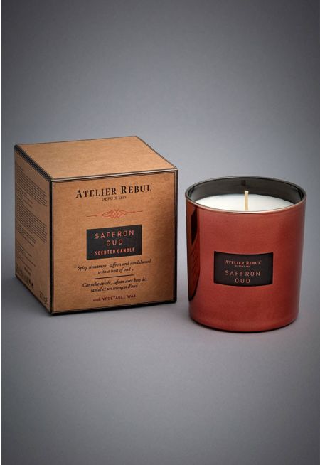 ATELIER REBUL SAFFRON OUD SCENTED CANDLE 210GR