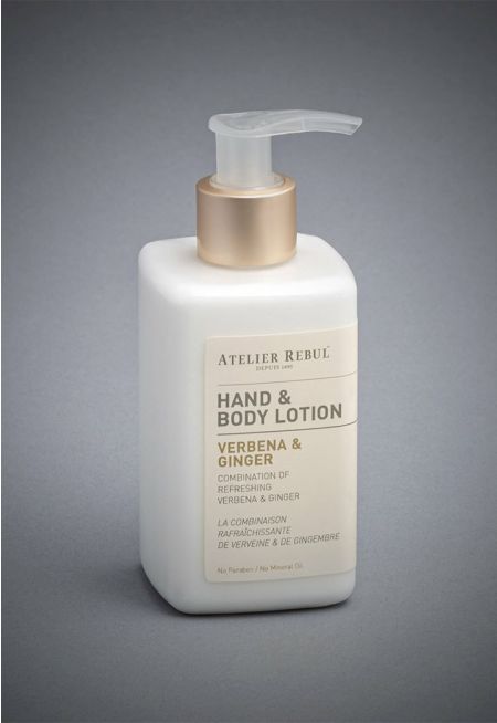 ATELIER REBUL VERBENA & GINGER HAND & BODY LOTION 250ML