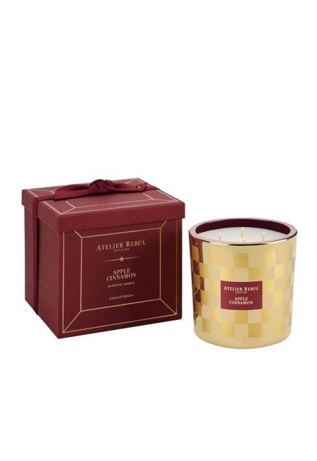 Atelier Rebul Apple & Cinnamon Xl Scented Candle 950 Gr Apple & Cinnamon