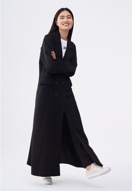 Double Breasted Blazer Abaya
