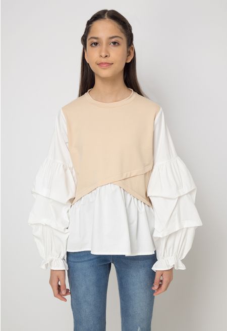 Casual Vest Blouse