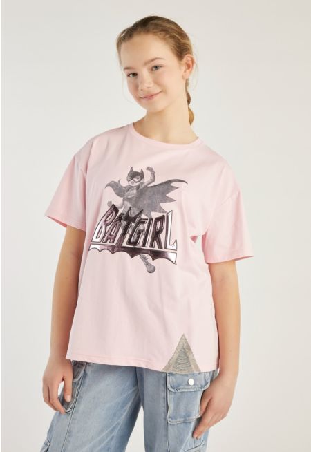 Batgirl Metallic T Shirt