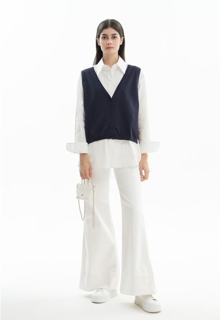 Basic Simple Denim Trouser