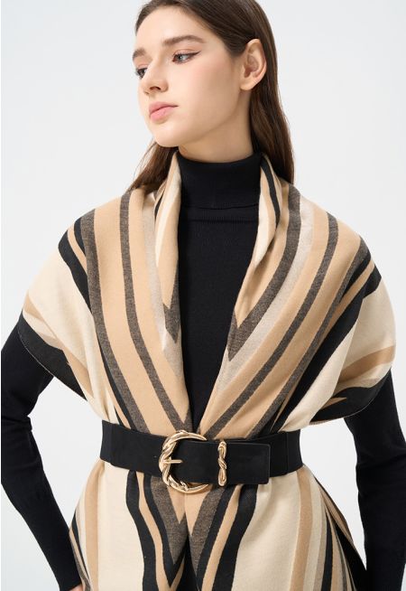 Geometric Patterned Pashmina Scarf