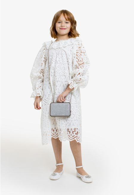 Lace Long Sleeves Dress