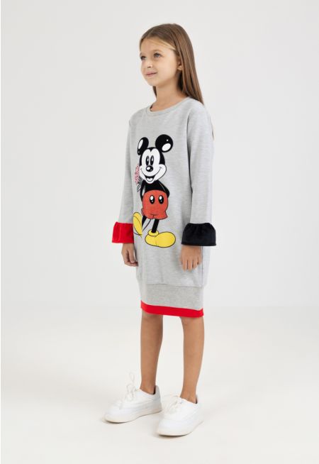 Mickey Printed T Shirt Dress