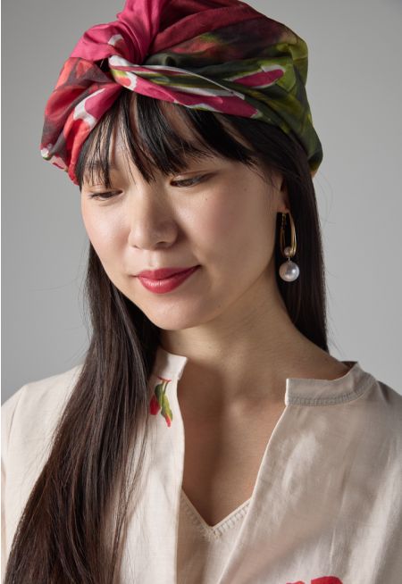 Floral Printed Turban