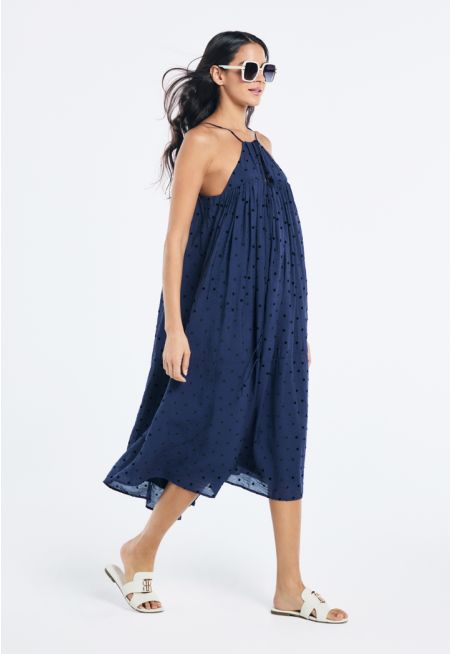 Polka Dot Strappy Dress