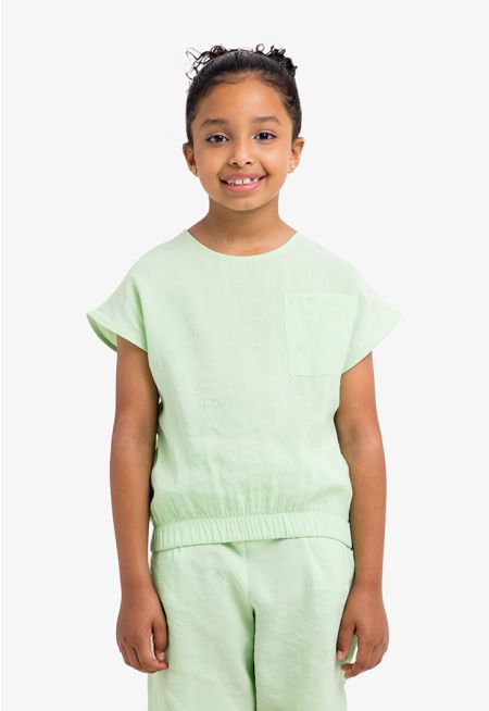 Continuous Sleeve Blouse 
