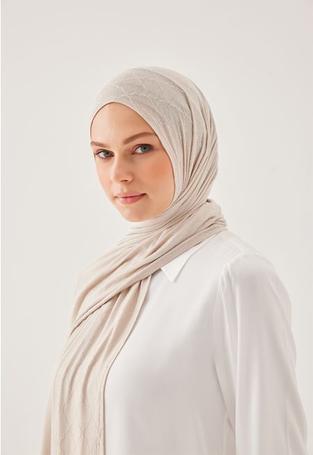 حجاب سادة بنمط مغربي
