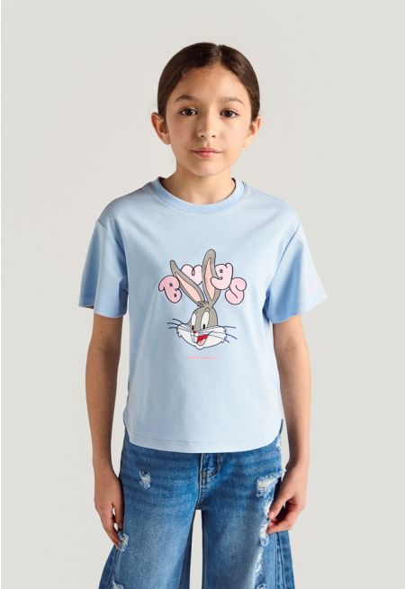 Bugs Bunny Embroidered T Shirt