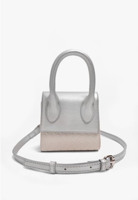 Mini Two Toned Crossbody Bag