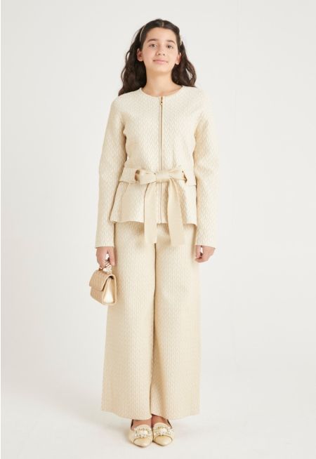 Lurex Zigzag Pants