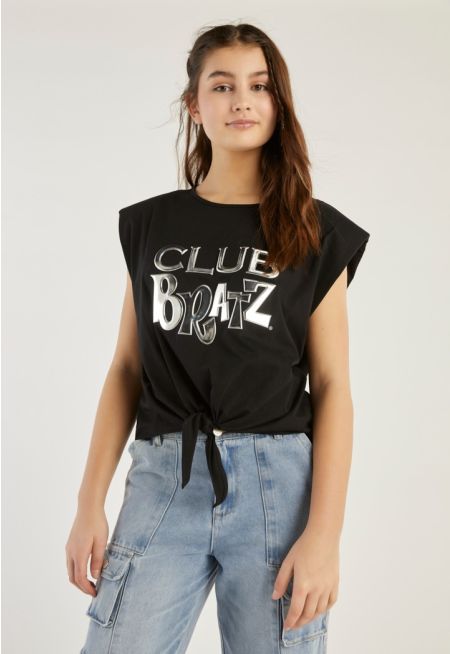 Bratz Club Tie Waist T Shirt