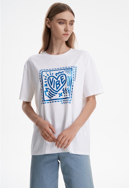 Chromatic Printed T-Shirt -Sale
