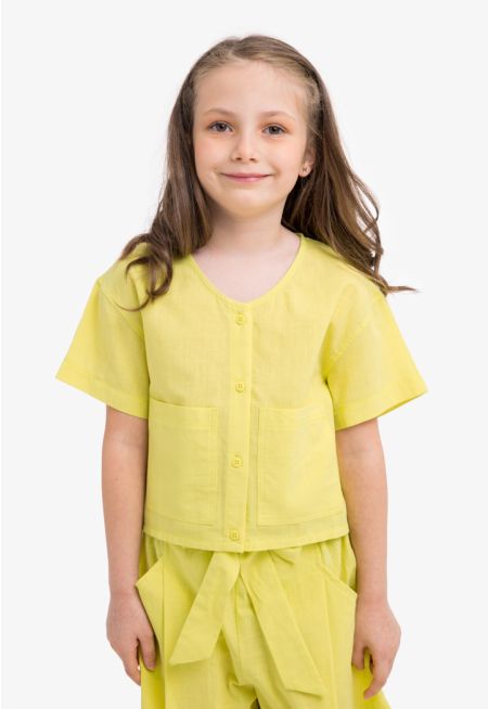 Short Sleeved Classic Blouse