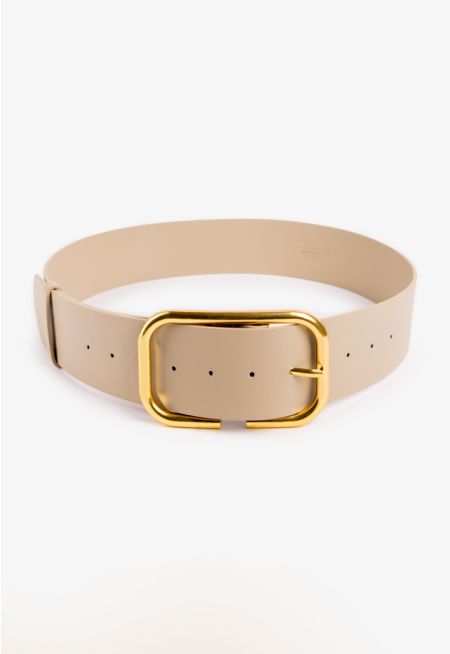 Classic Buckled Waist Belt