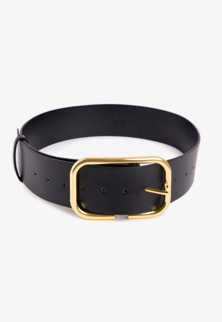 Classic Buckled Waist Belt