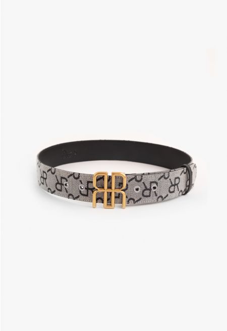 Monogram Emblem Belt