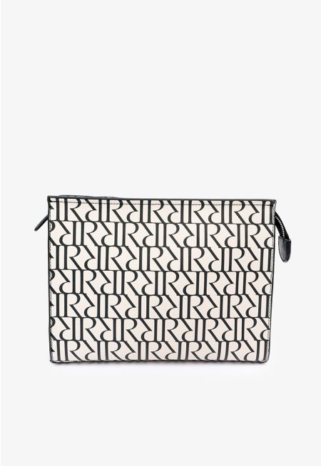 Sleek Monogram Pouch